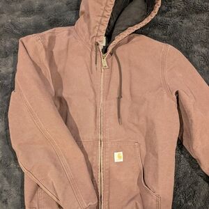 Carhartt Hooded Coat in Purple